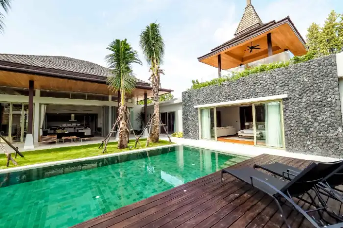 Interior view of 4 Bedroom Botanica Lakeside Villa for Sale in Layan, Phuket