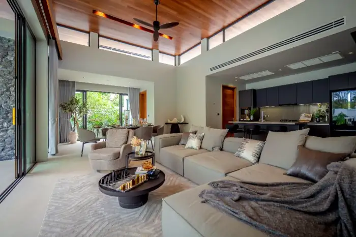 Interior view of Botanica Modern Loft – 3 Bedroom