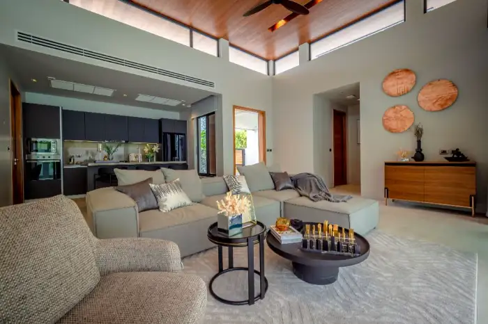 Interior view of Botanica Modern Loft – 3 Bedroom