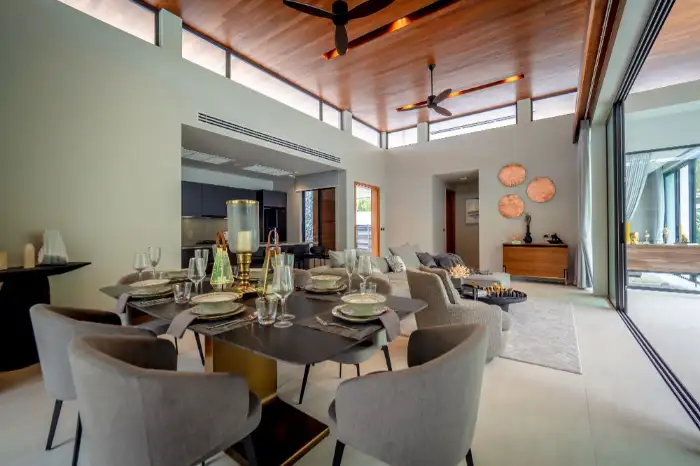 Interior view of Botanica Modern Loft – 3 Bedroom