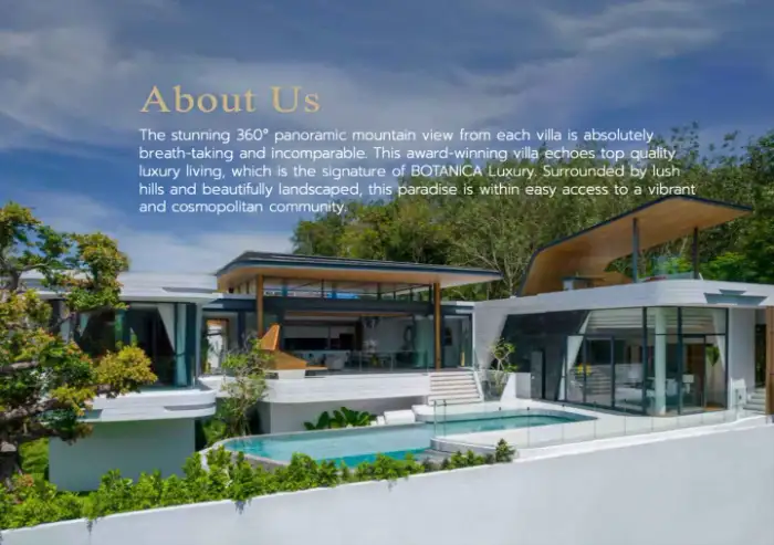 Interior view of 4 Bedroom Luxurious Pool Villa for Sale at Botanica Sky Valley – Type B