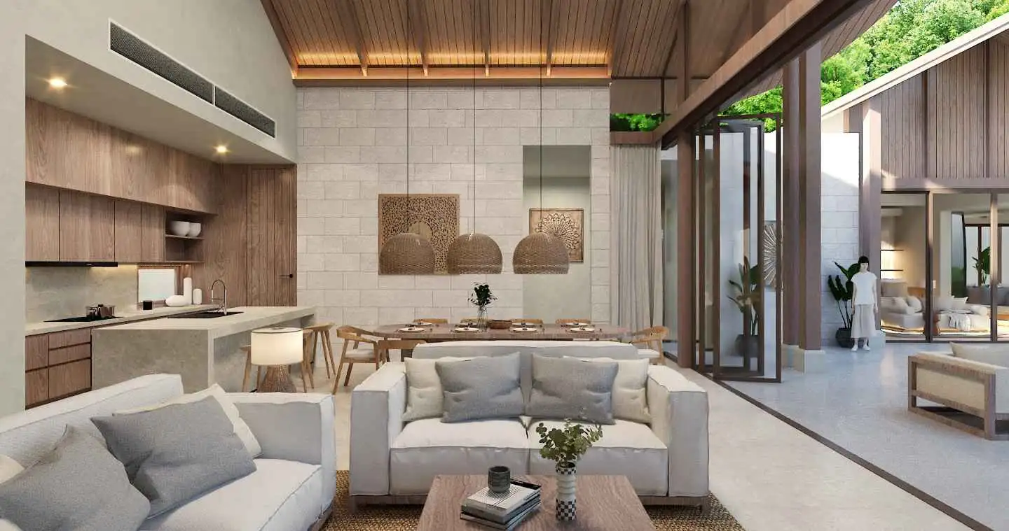 Interior view of Nakara Grand Luxury Villas 4-Bedroom Pool Villa for Sale in - 5% Rental Guarantee for 2 Years