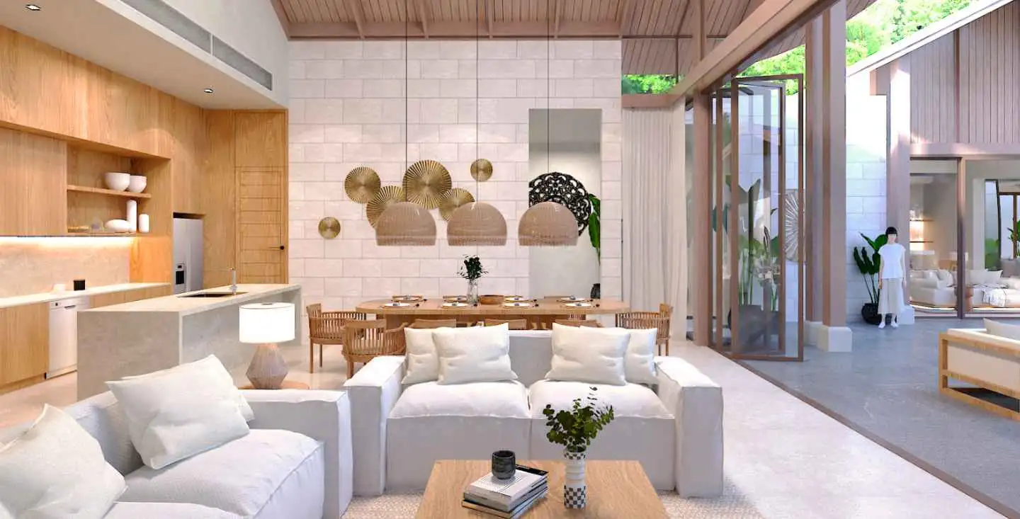 Interior view of Nakara Grand Luxury Villas 4-Bedroom Pool Villa for Sale in - 5% Rental Guarantee for 2 Years