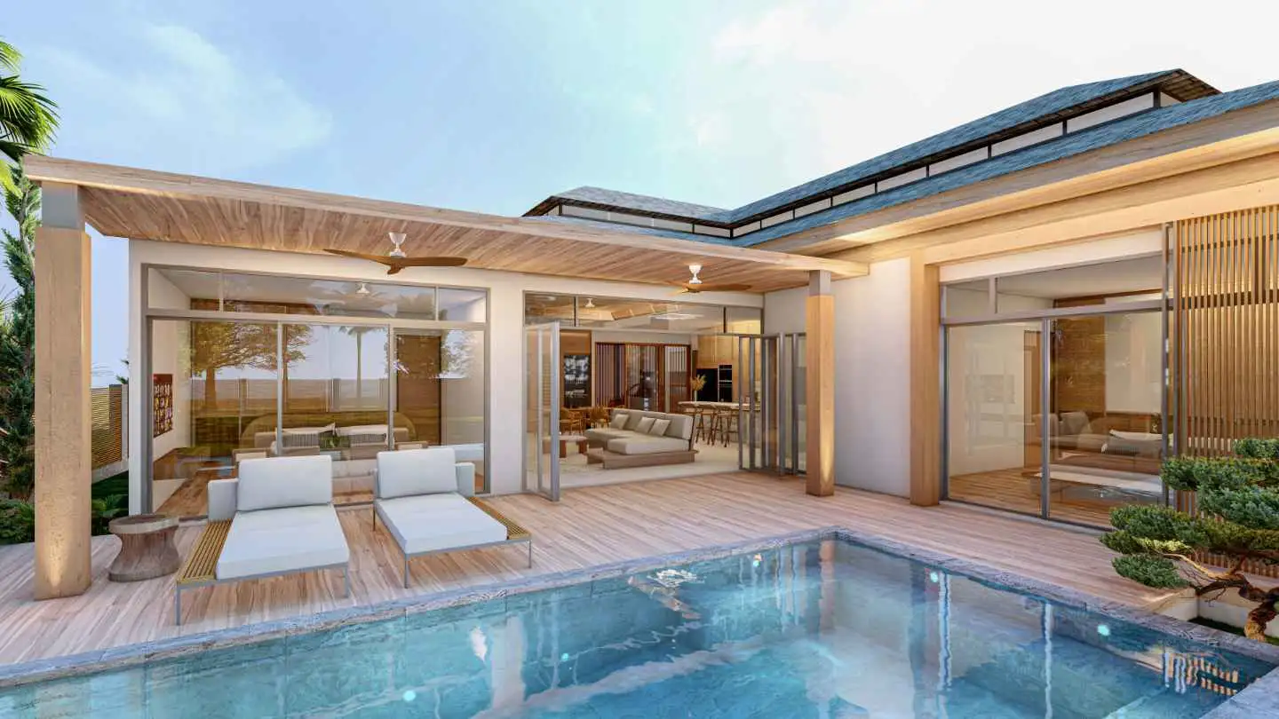 Interior view of Aya Pool Villa - 4 Bedroom
