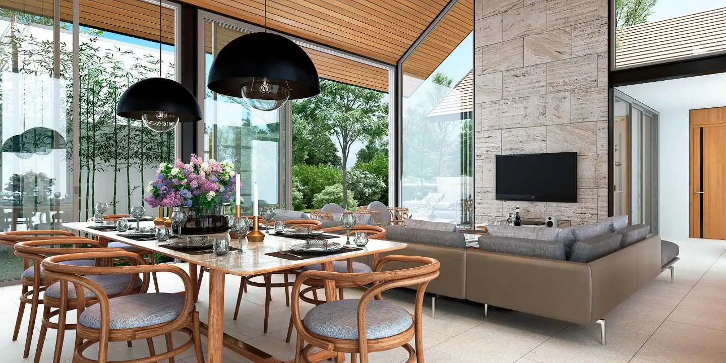 Interior view of Peaceful Villas - 3 Bedroom