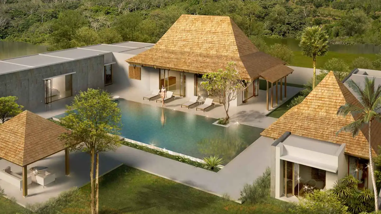 Interior view of 4 Bedroom Pool Villa - Type 4B in Anchan Mountain Breeze in Thalang, Phuket