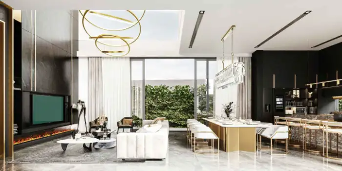 Interior view of 4-Bedroom Pool Villa for Sale at Nature's Rest - Cherngtalay, Phuket