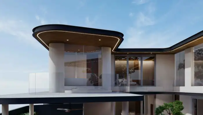 Interior view of 4-Bedroom Pool Villa for Sale at Nature's Rest - Cherngtalay, Phuket