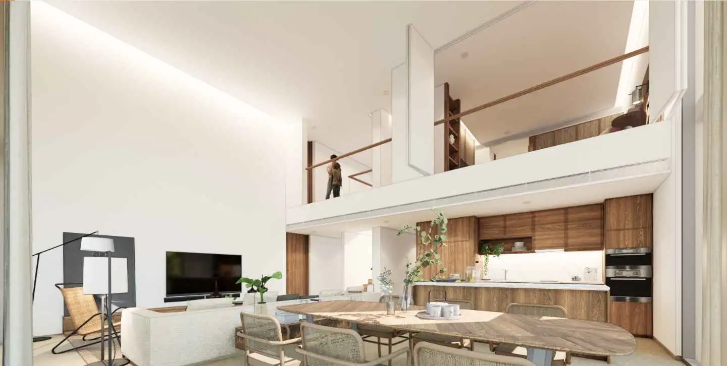 Interior view of Kiara Reserve - 3 Bedroom Apartment