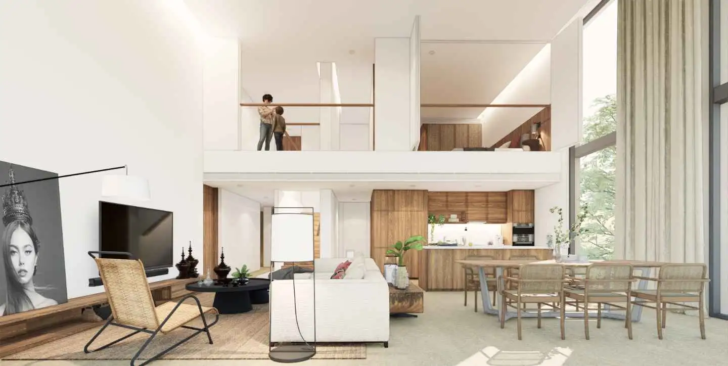 Interior view of Kiara Reserve - 3 Bedroom Apartment