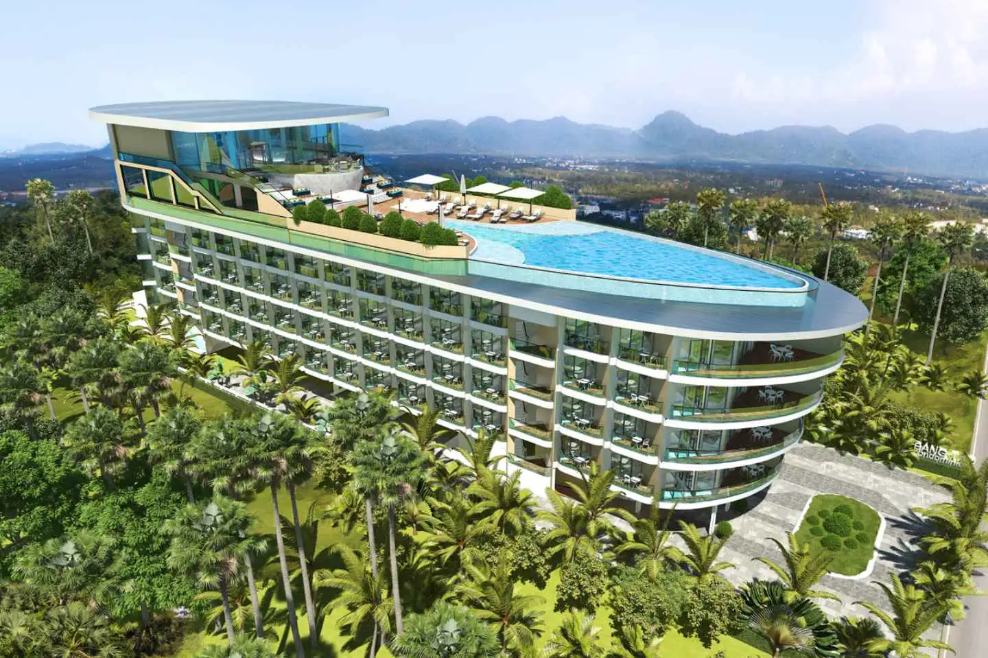 Exterior view of Sole Mio Condominium