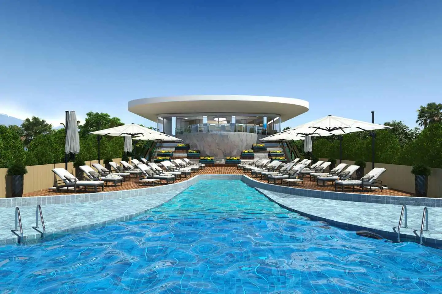 Exterior view of Sole Mio Condominium