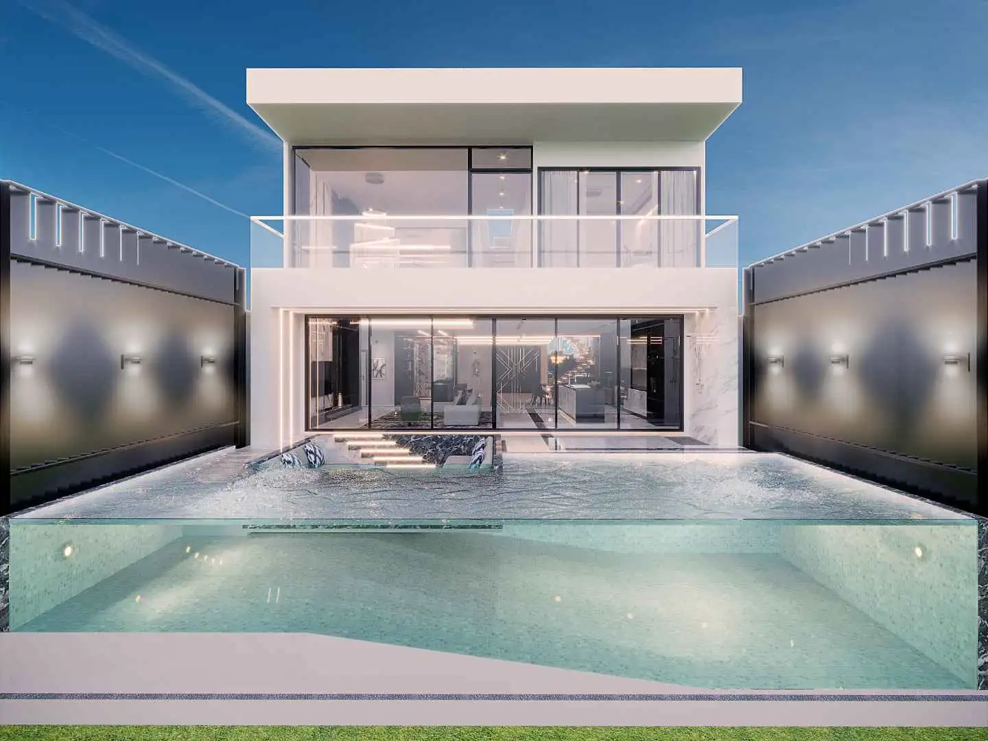 Exterior view of Serenity Villa