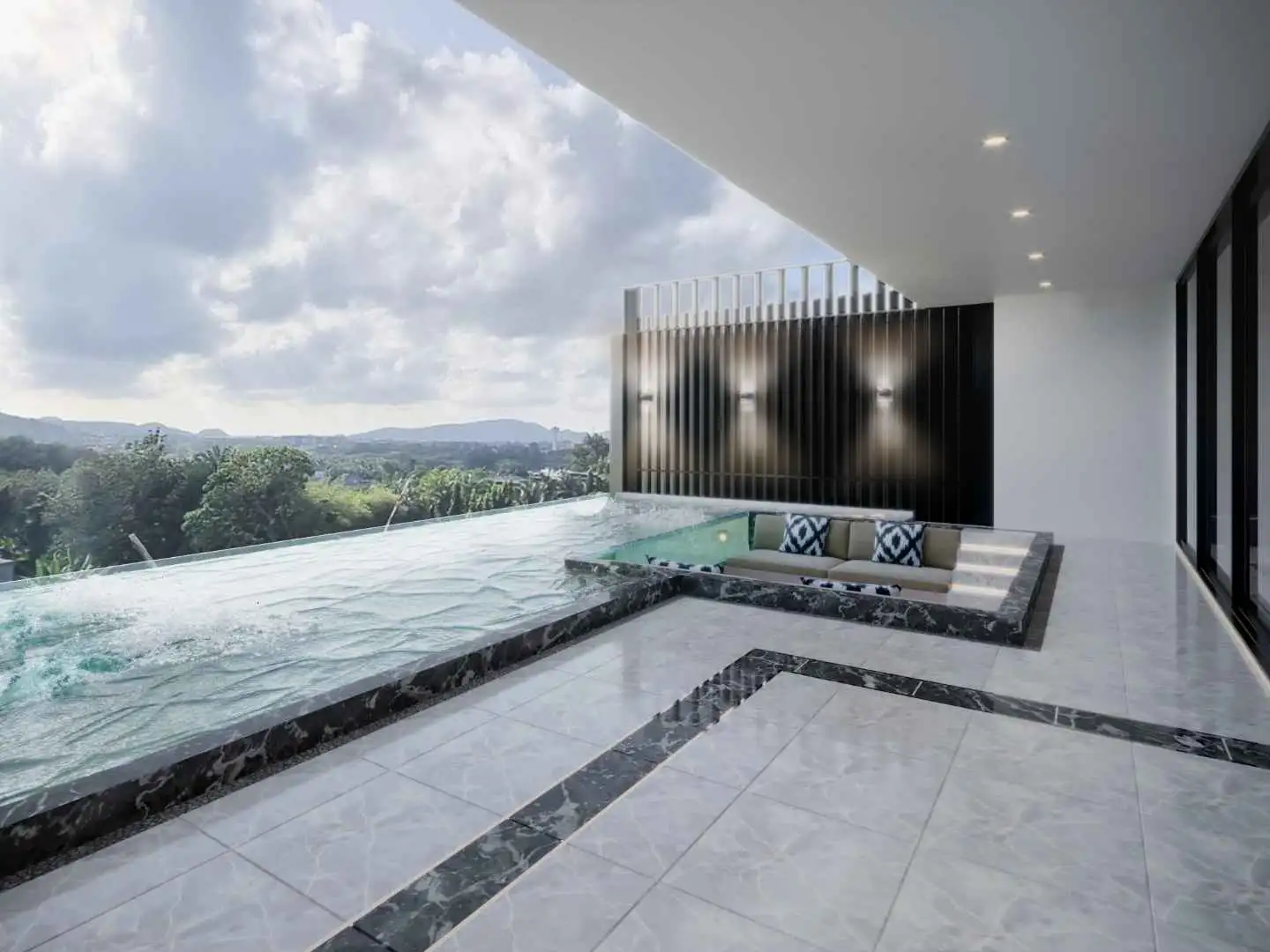 Exterior view of Serenity Villa