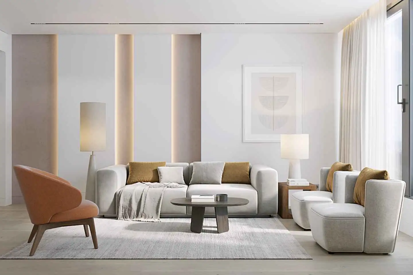 Interior view of Layan Green Park - 2 Bedroom Duplex