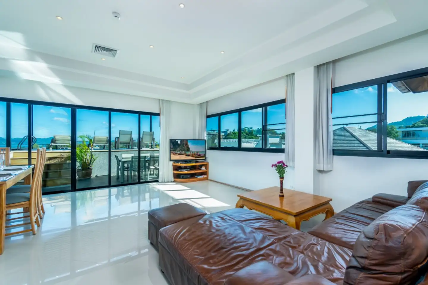 Exterior view of 3-Bedroom Surin Sabai Sea View Penthouse for Sale