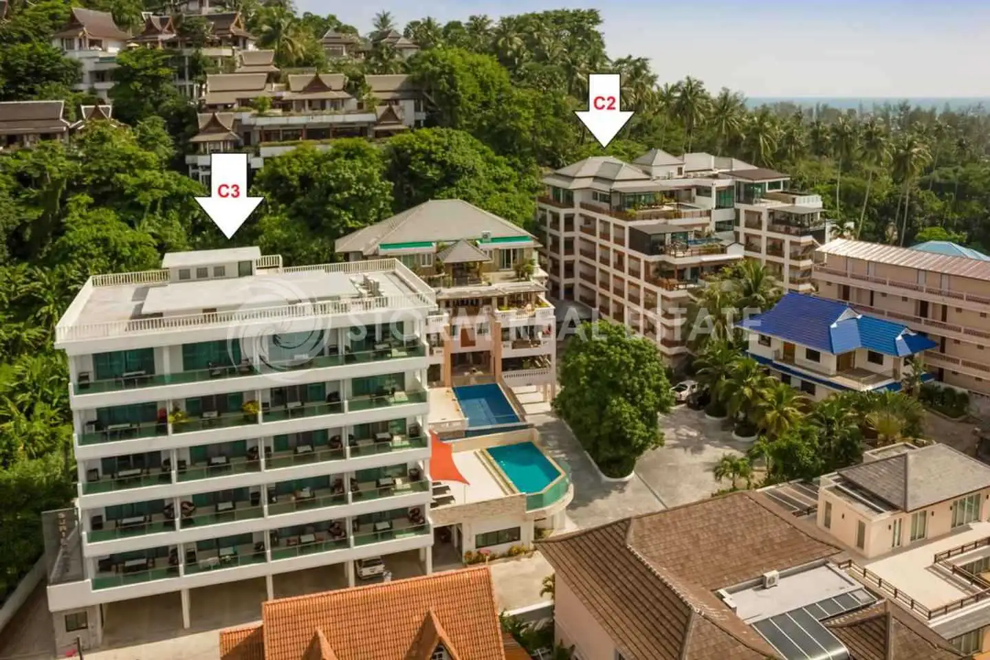 View from Surin Sabai - Foreign Freehold Deluxe Studio