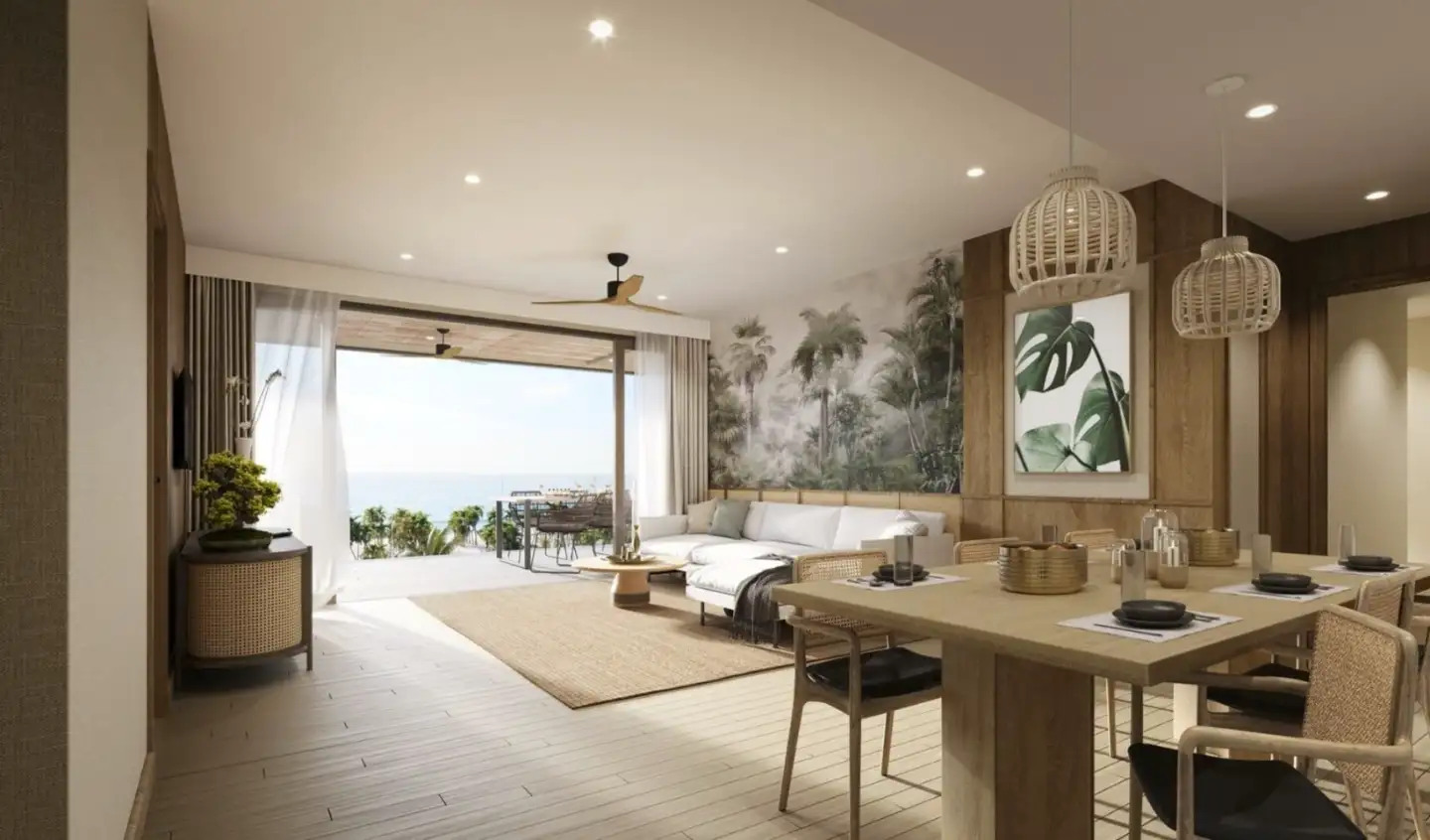 Interior view of Resale 2 Bedroom Sea View Condo In Laguna Beachside