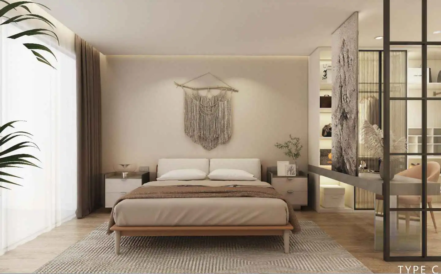 Interior view of Clover Estate - Type C