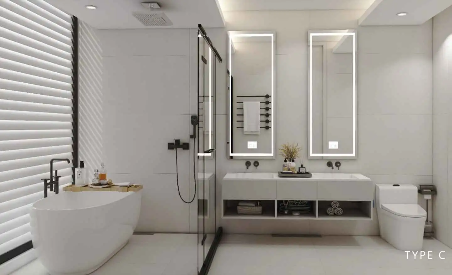 Interior view of Clover Estate - Type C