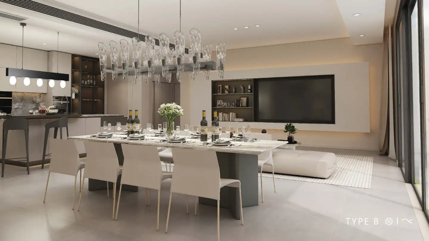 Interior view of Clover Estate - Type B