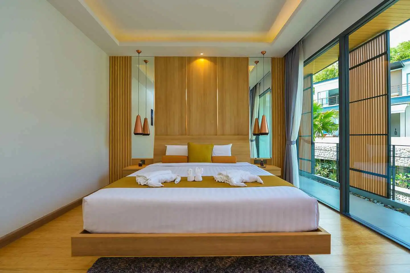 Interior view of Larger 3-Bed Pool Villa for Sale in Le Villas & Residence Lake in Layan