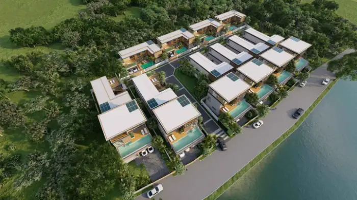 Interior view of 3-Bedroom Pool Villa for Sale in Le Villas & Residence Lake in Layan
