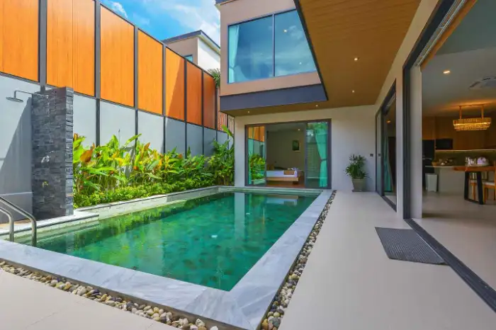 Interior view of 3-Bedroom Pool Villa for Sale in Le Villas & Residence Lake in Layan