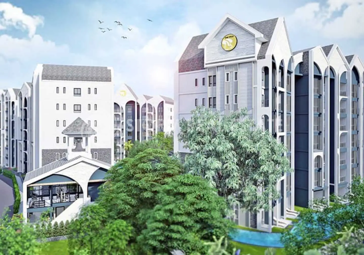 Exterior view of The Title Halo - Large 1 Bedroom