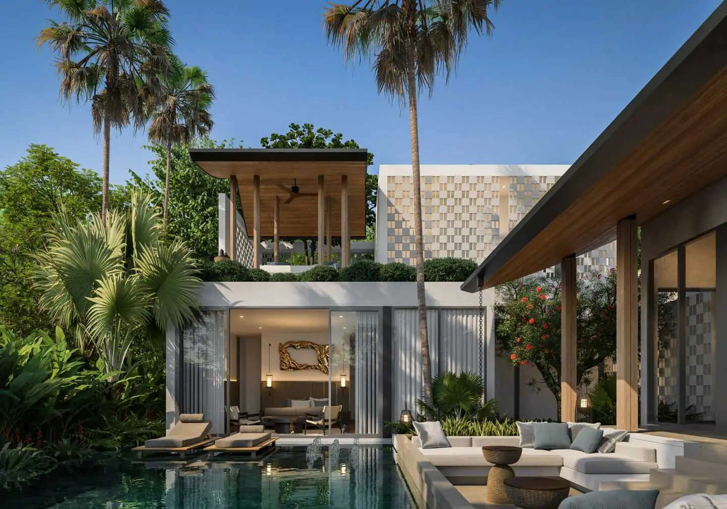 Interior view of Pavara Villas - Large 4 Bedroom