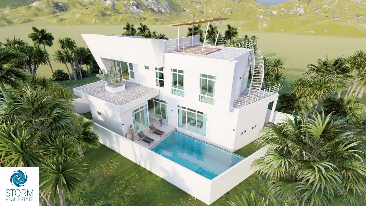 Interior view of Nai Home Villa - 4 Bedroom Pool Villa For Sale Next to Loch Palm Golf Course - Ready-to-move-in