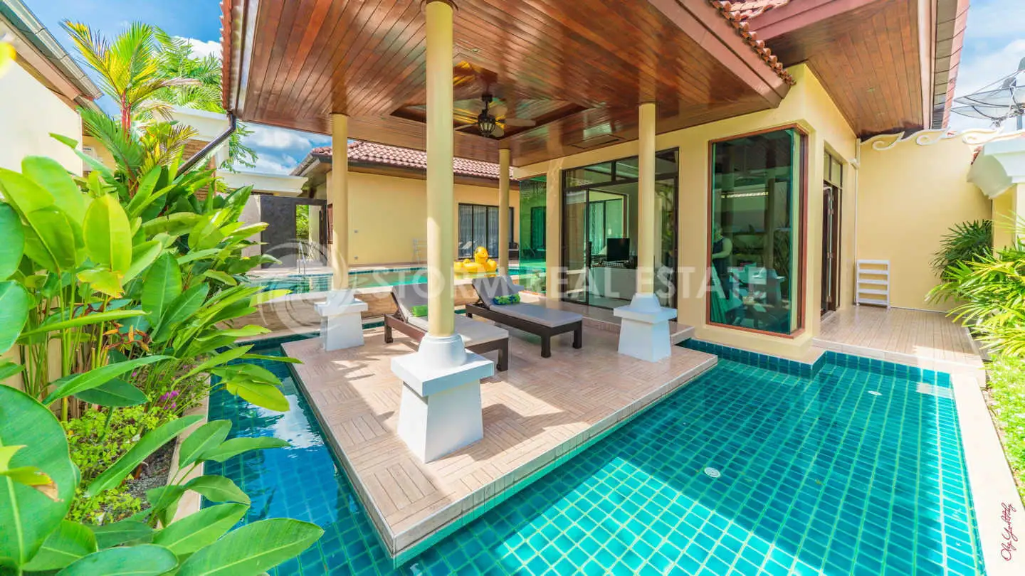 Interior view of 4 Bedroom Pool Villa Walking Distance To Bangtao Beach