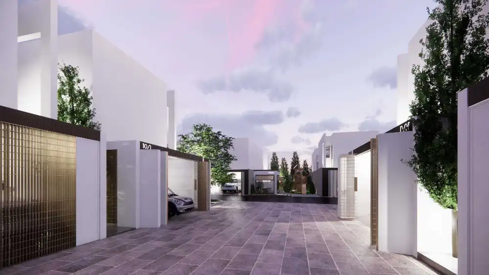 Exterior view of Prime Villas - Corner Plot