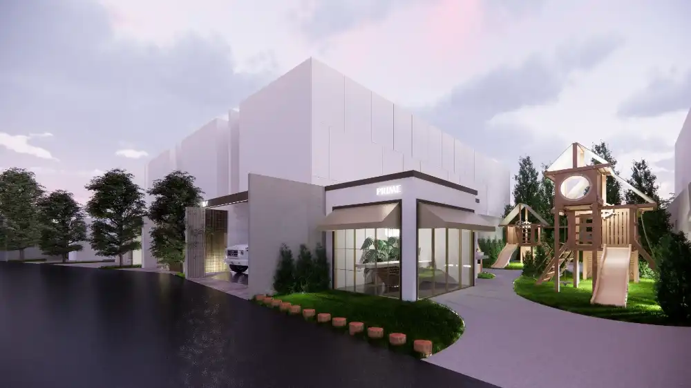 Exterior view of Prime Villas - Corner Plot