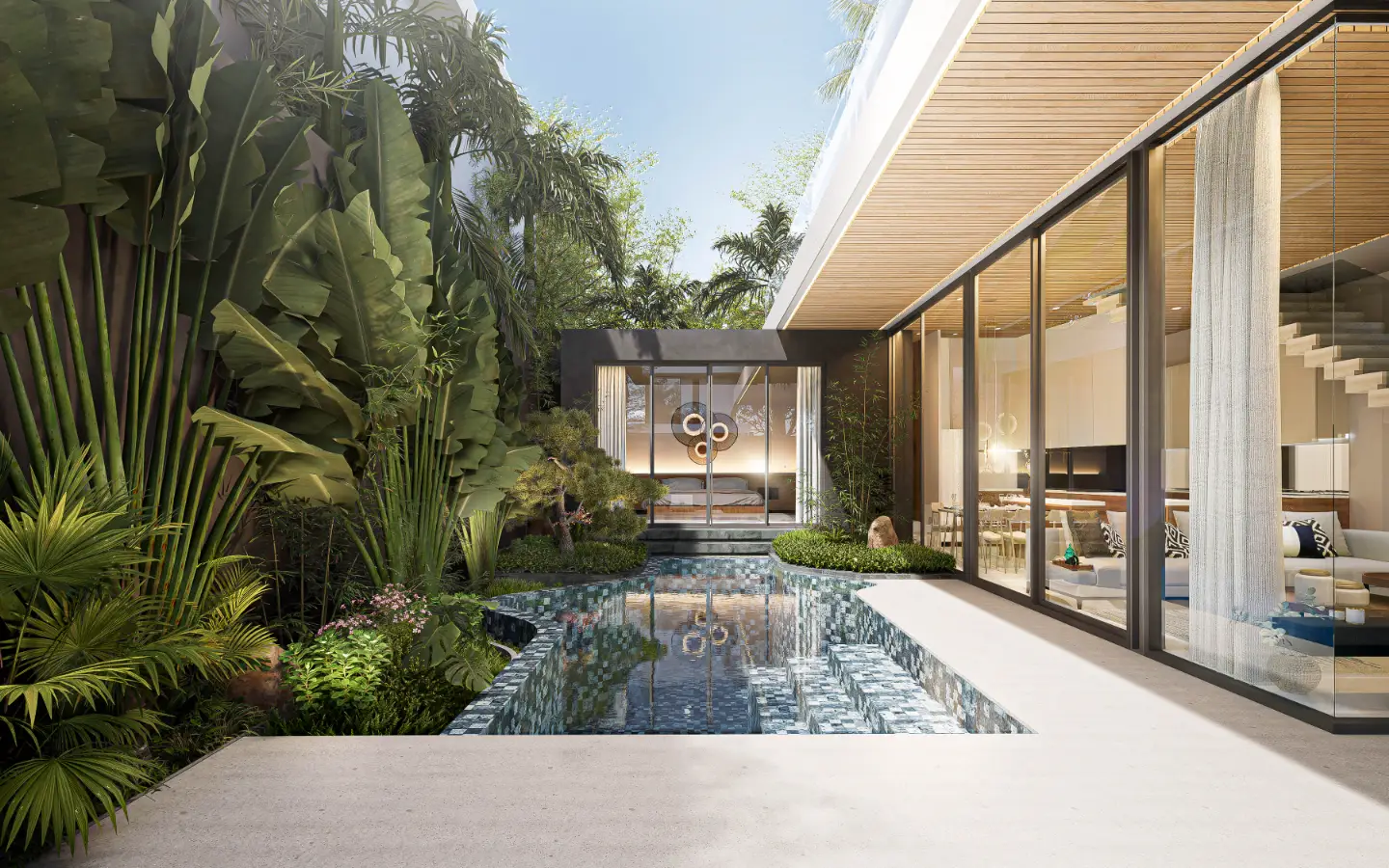 Interior view of Aileen Villas Layan - 3 Bedroom - Type A