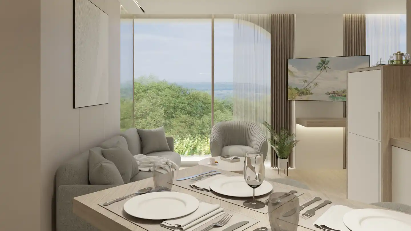 Interior view of California Condo - 2 Bedroom