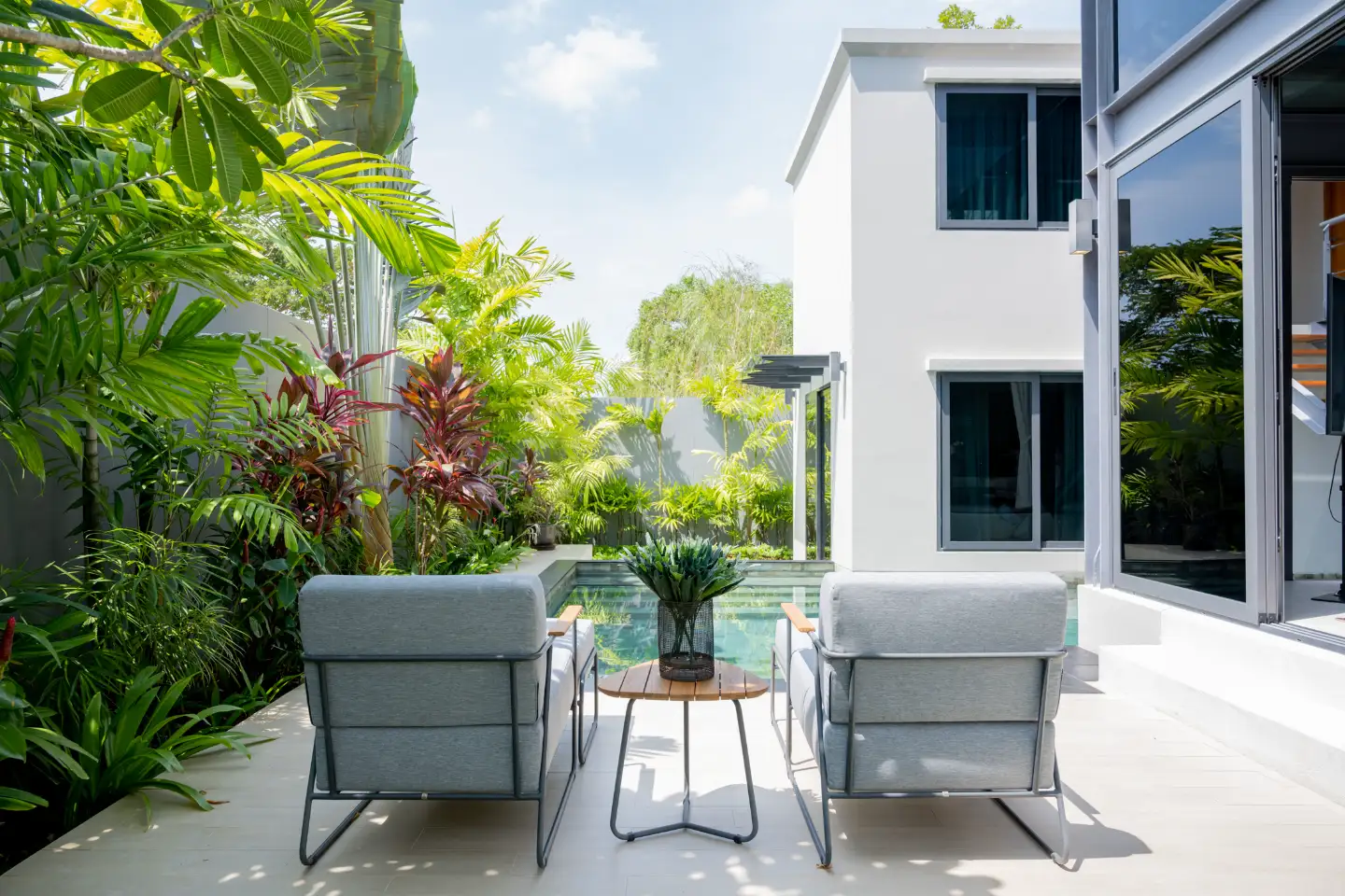 Interior view of Riverhouse Villas, Cherngtalay, Phuket
