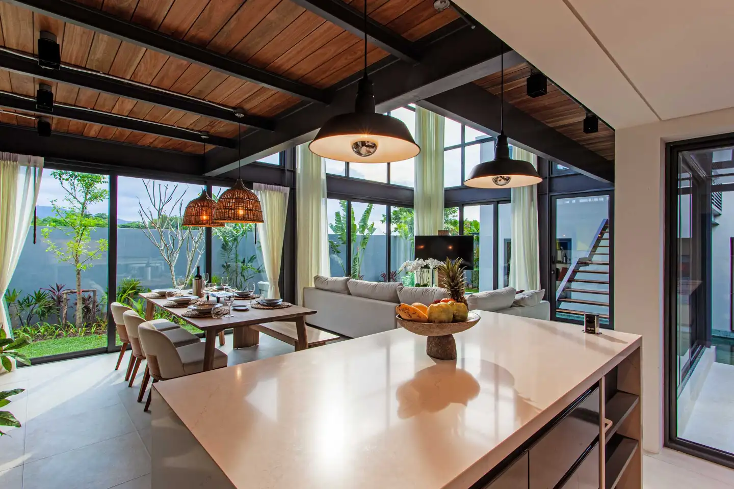 Interior view of Riverhouse Villas, Cherngtalay, Phuket