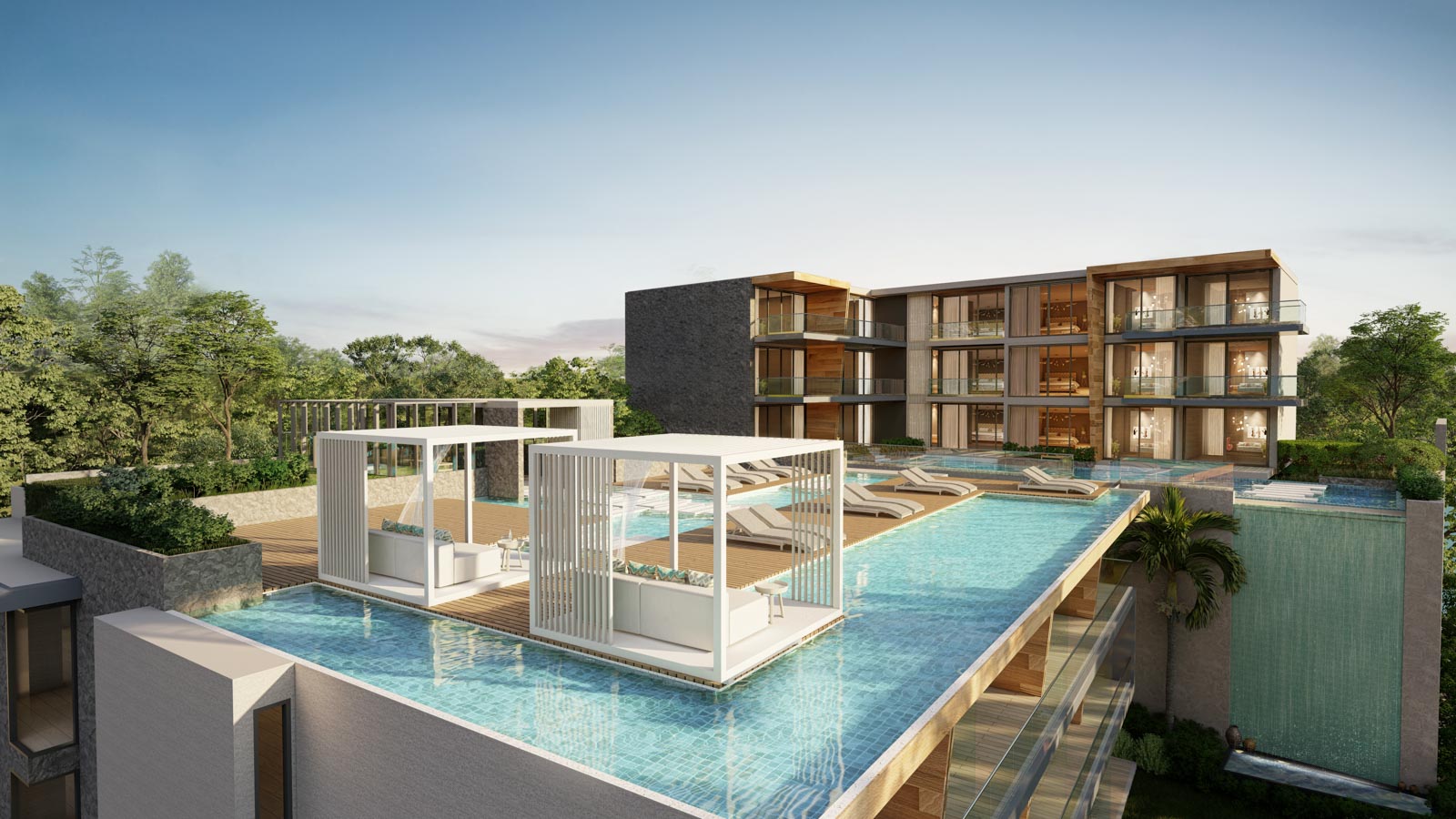 Exterior view of Deluxe 2-Bedroom Sea View Condo – Coral Beach Oceanview Resort Patong