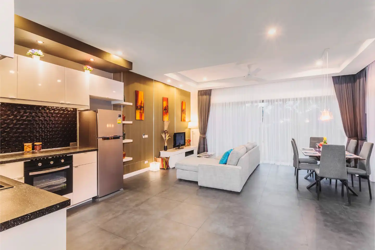 Interior view of Villa Sumalee