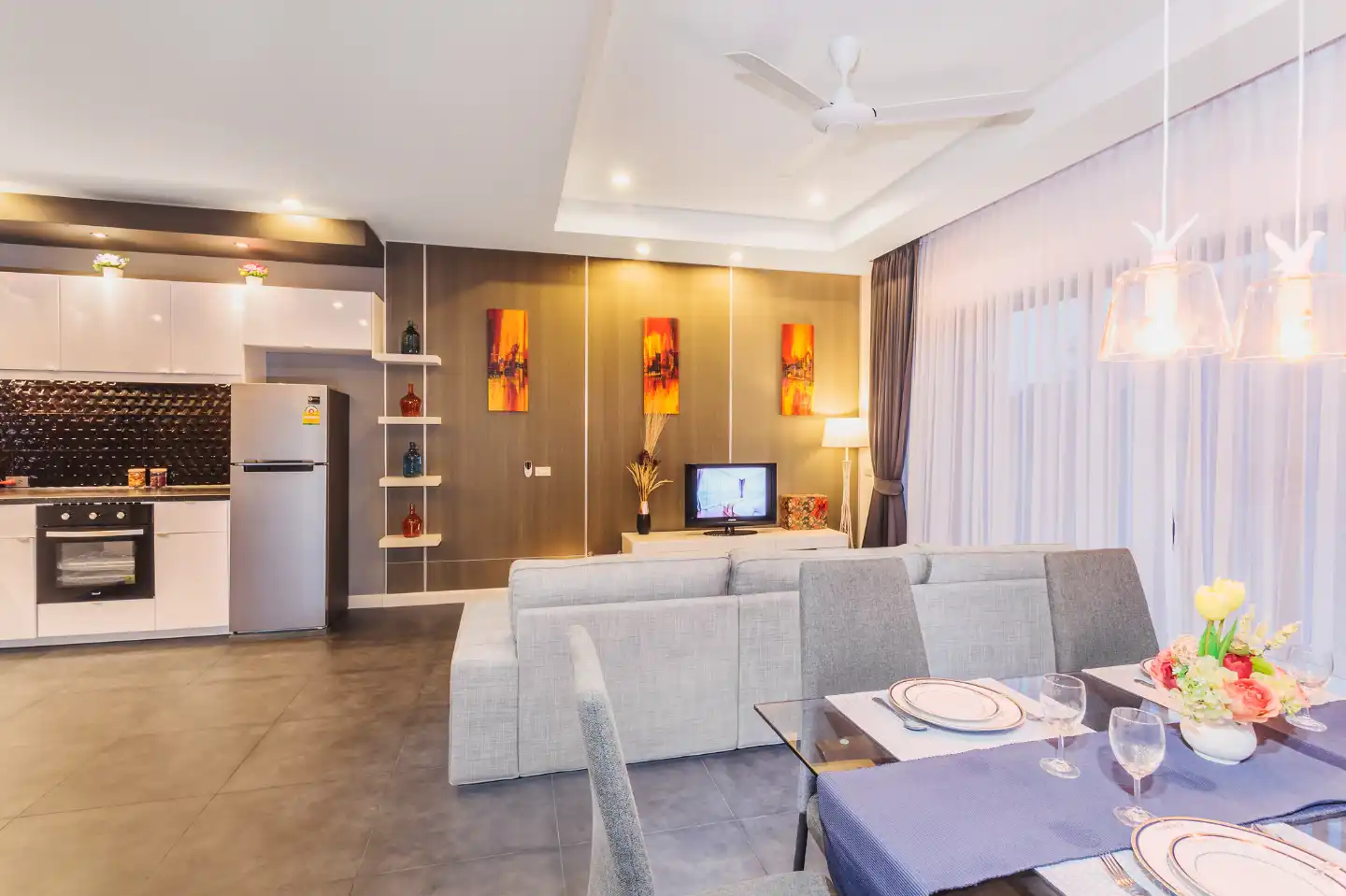 Interior view of Villa Sumalee