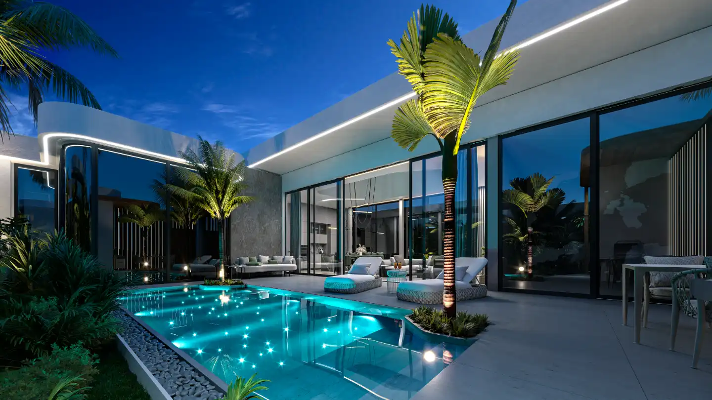 Interior view of Proxima Villas
