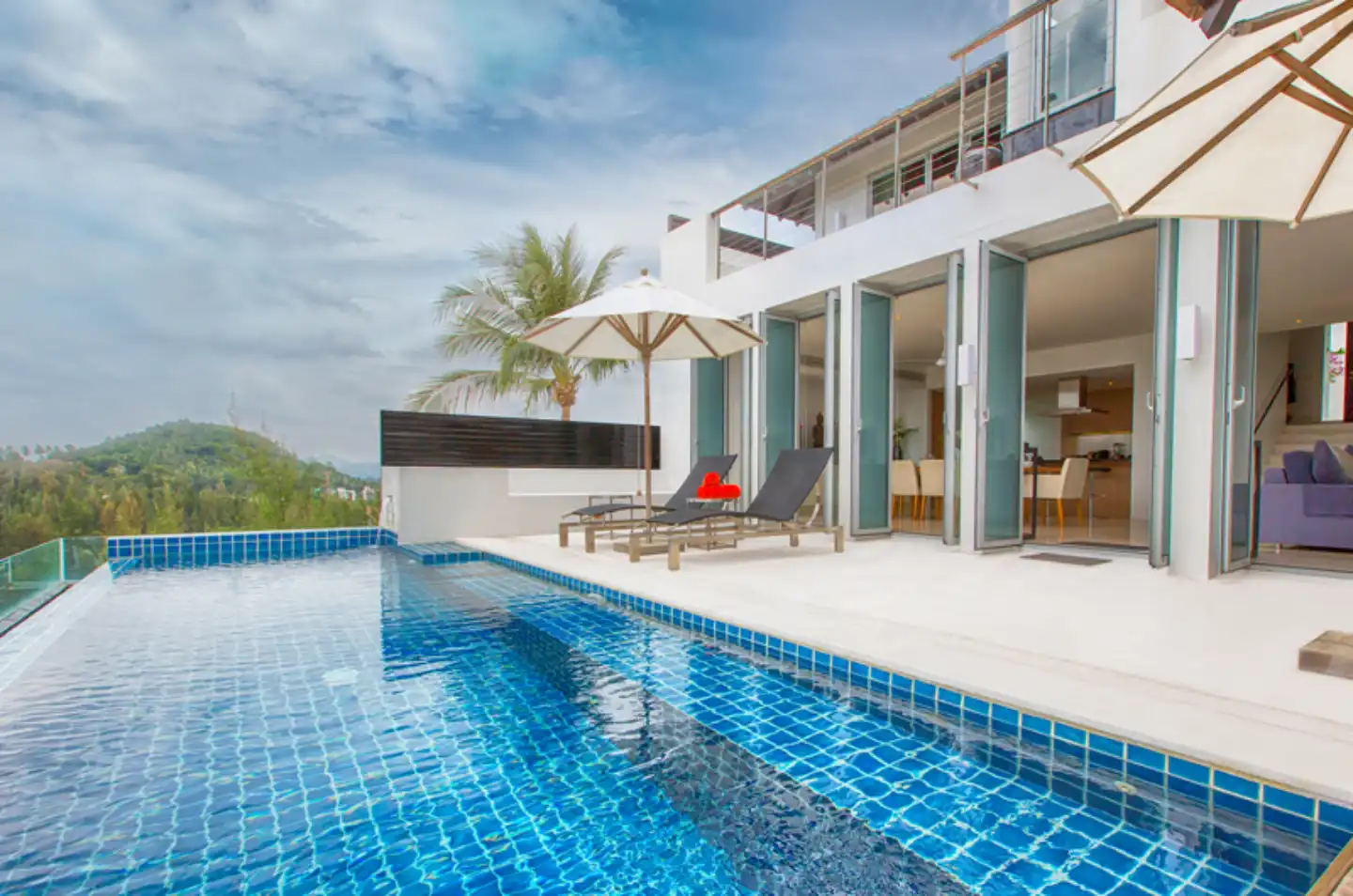 View from Stunning Sea View Villa for Sale in Surin - Villa Napalai in Surin Heights