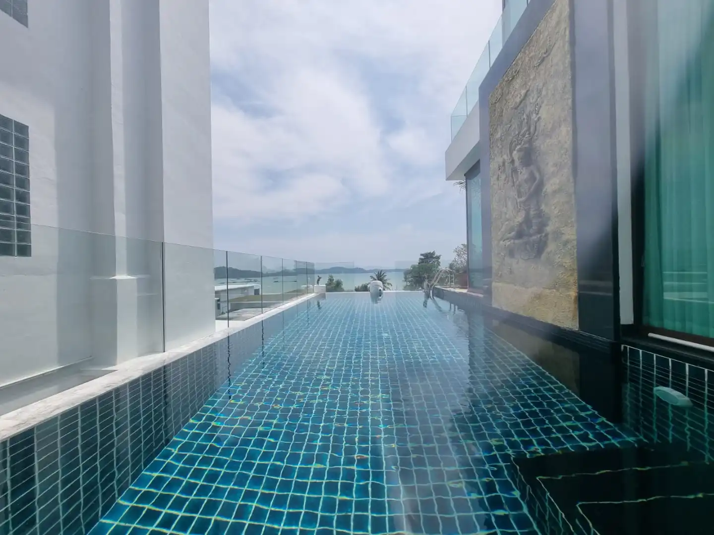 View from Stunning Sea View Villa for Sale in Ao Por