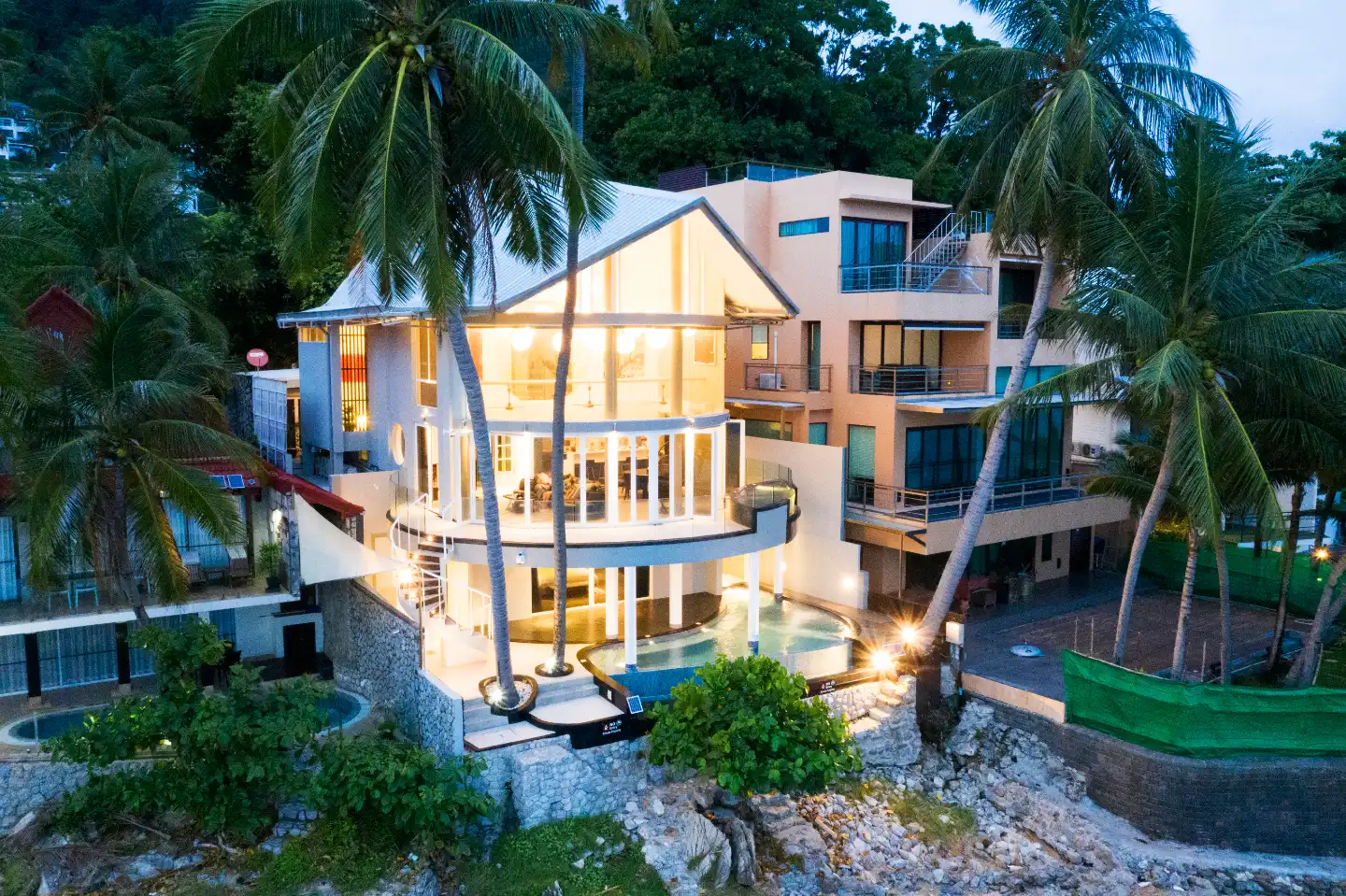 Exterior view of Absolute Beachfront Luxury Villa for Sale in Kalim