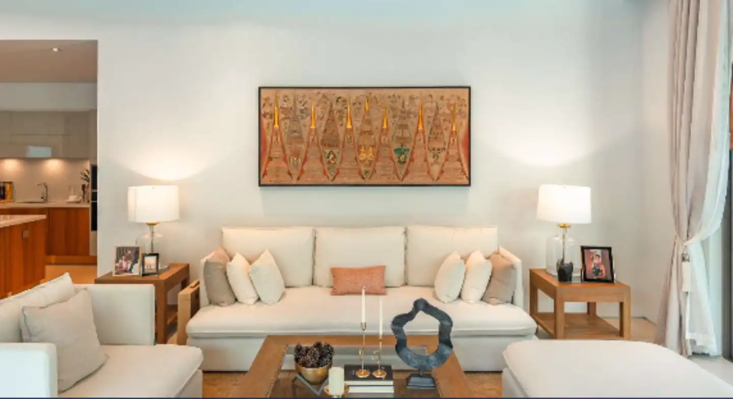 Exterior view of 3-Bedroom Anchan Indigo Villa for Sale near Layan Beach