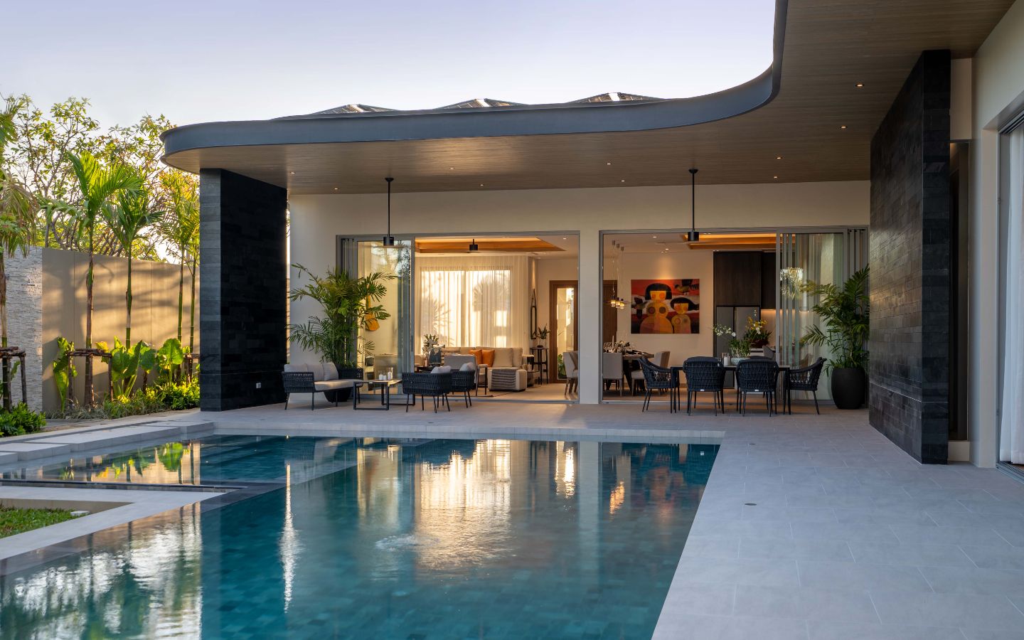 Interior view of 3 Bedroom Pool Villa for Sale in Alinda Villas, Thalang - Near Beach & Schools