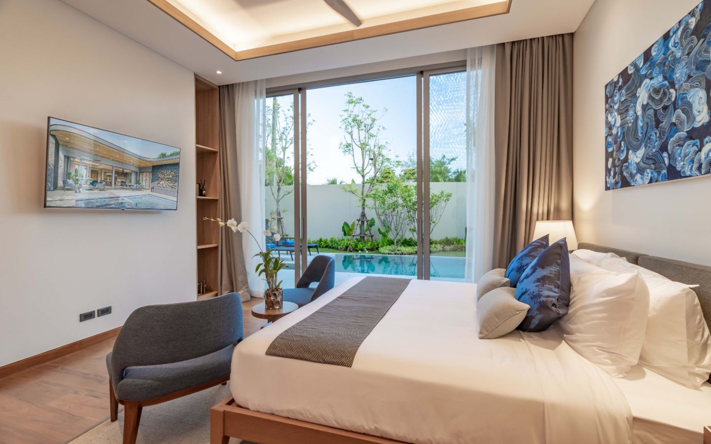 Interior view of 4 Bedroom Pool Villa for Sale in Alinda Villas, Thalang - Near Beach & Schools