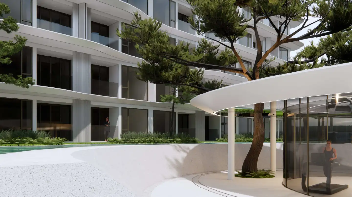Interior view of Bellevue Beachfront - Smaller 2 Bedroom