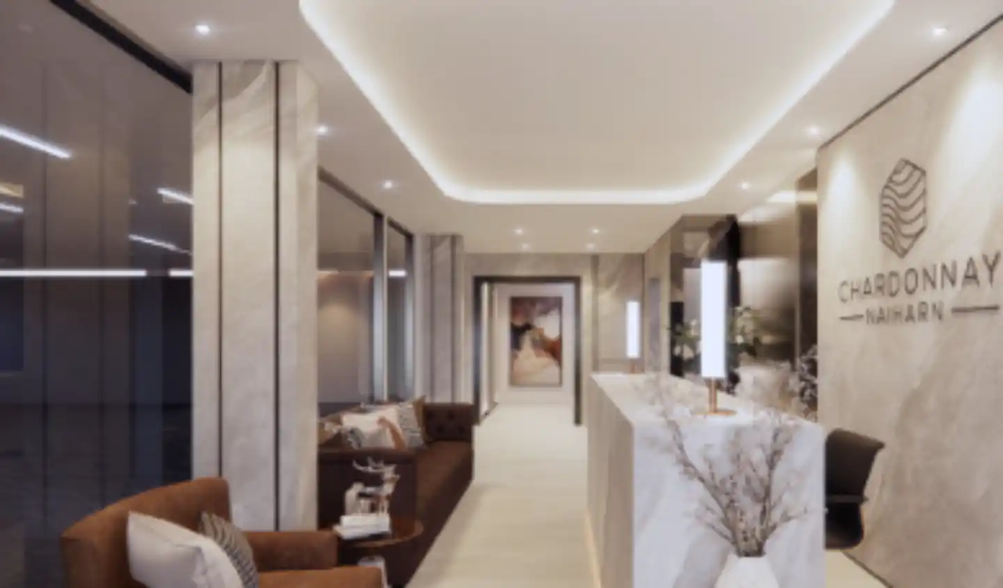 Interior view of The Chardonnay - Type A1 - Grand 1 Bedroom